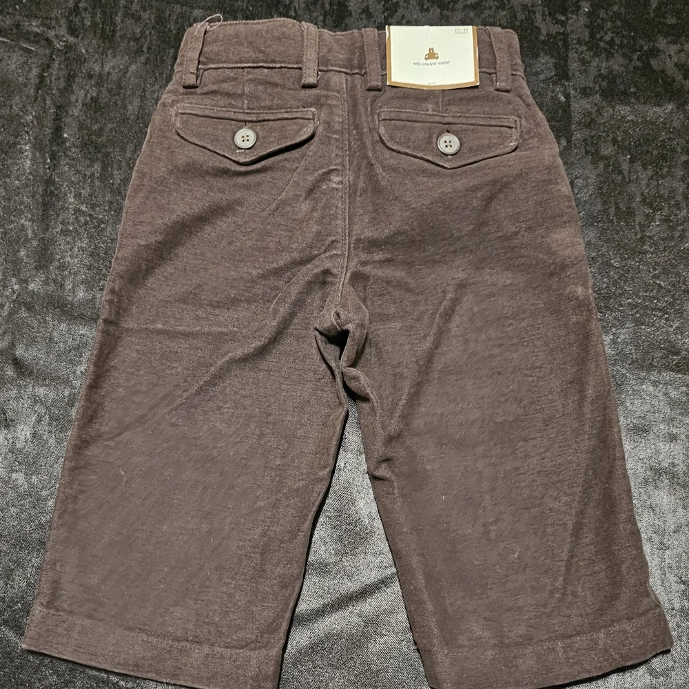 Y2K Baby Gap 12–18M Dress Shirt‎ & Brown Pants Outfit Set NWT Brannan Bear